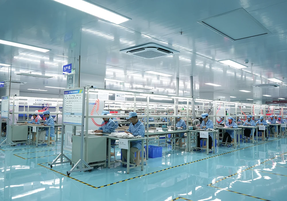 LED masks produced in clean rooms