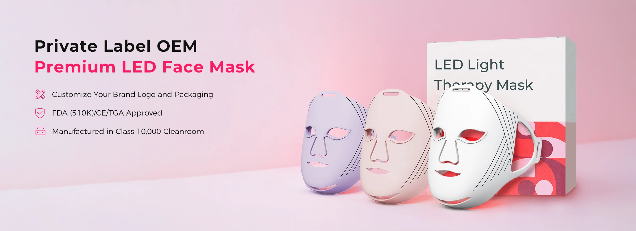 Private Label OEM LED Light Therapy Mask