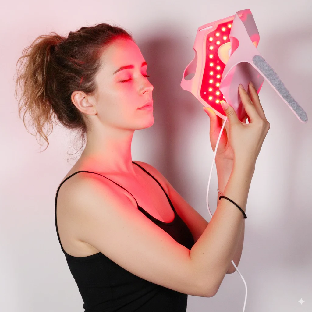 LED red light mask