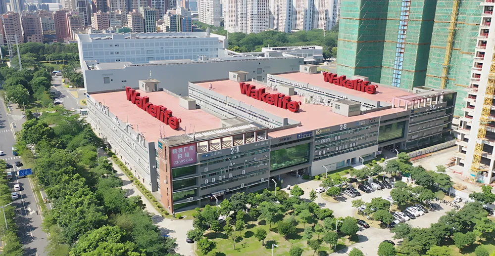 WAKELIFE manufacturing facility in Shenzhen Bangkai Technology Park, China