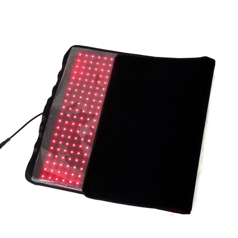 Flexible BE700 pet red light therapy pad demonstrating bendable and foldable structure