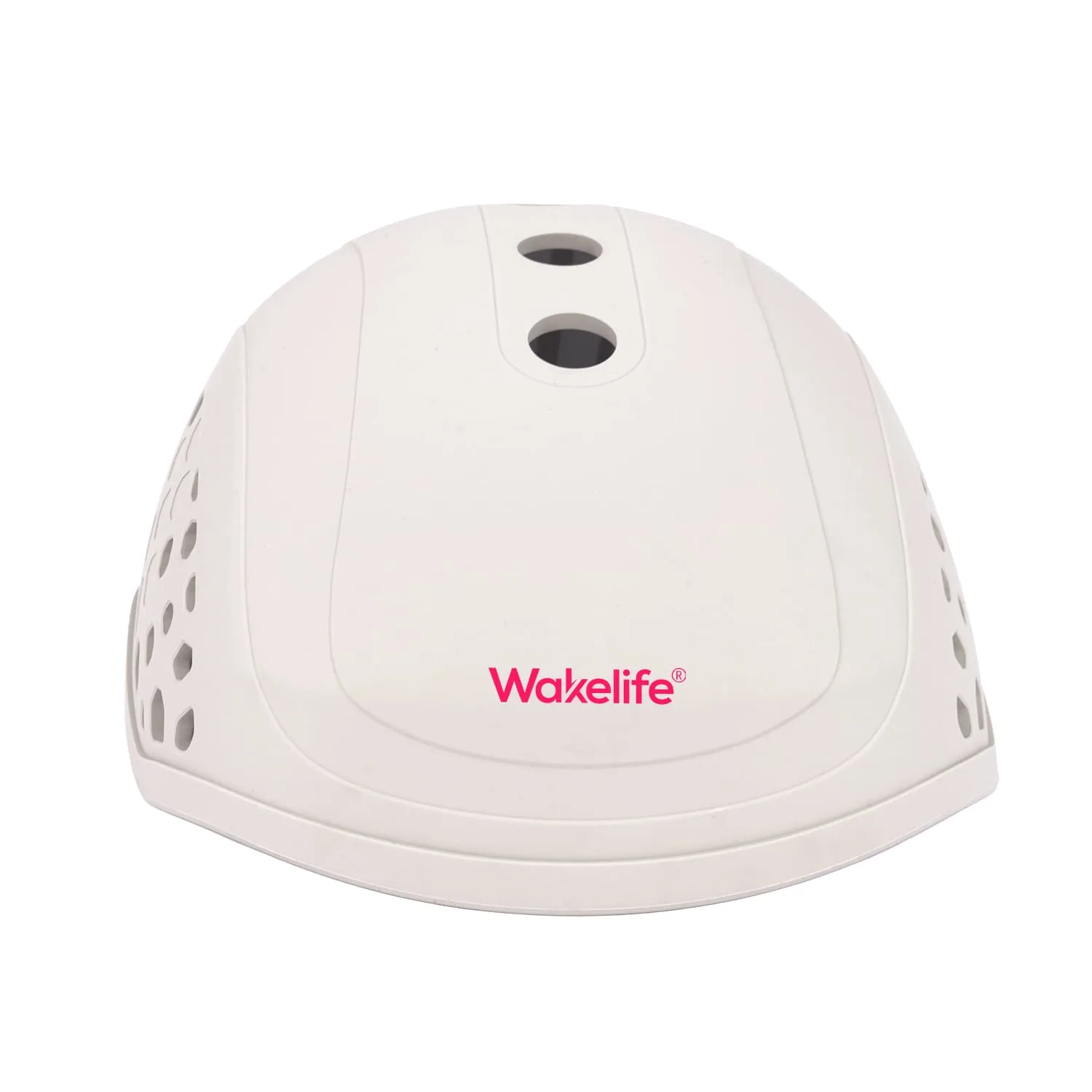 HC-03 hair growth cap front view with Wakelife logo and soft silicone shell