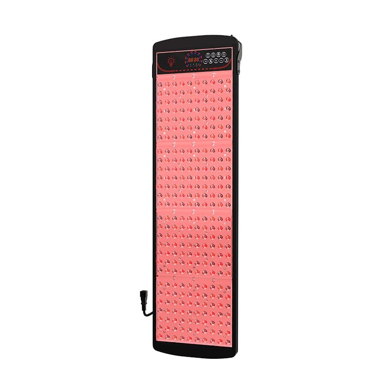 Angled front view of the Wakelife SL280 sauna red light panel