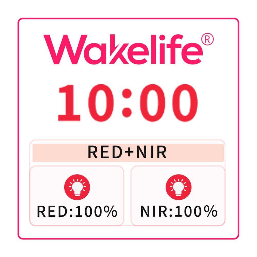 Wakelife BE405 bedieningsscherm voor rode en nabij-infraroodlichttherapie-riemcontroller