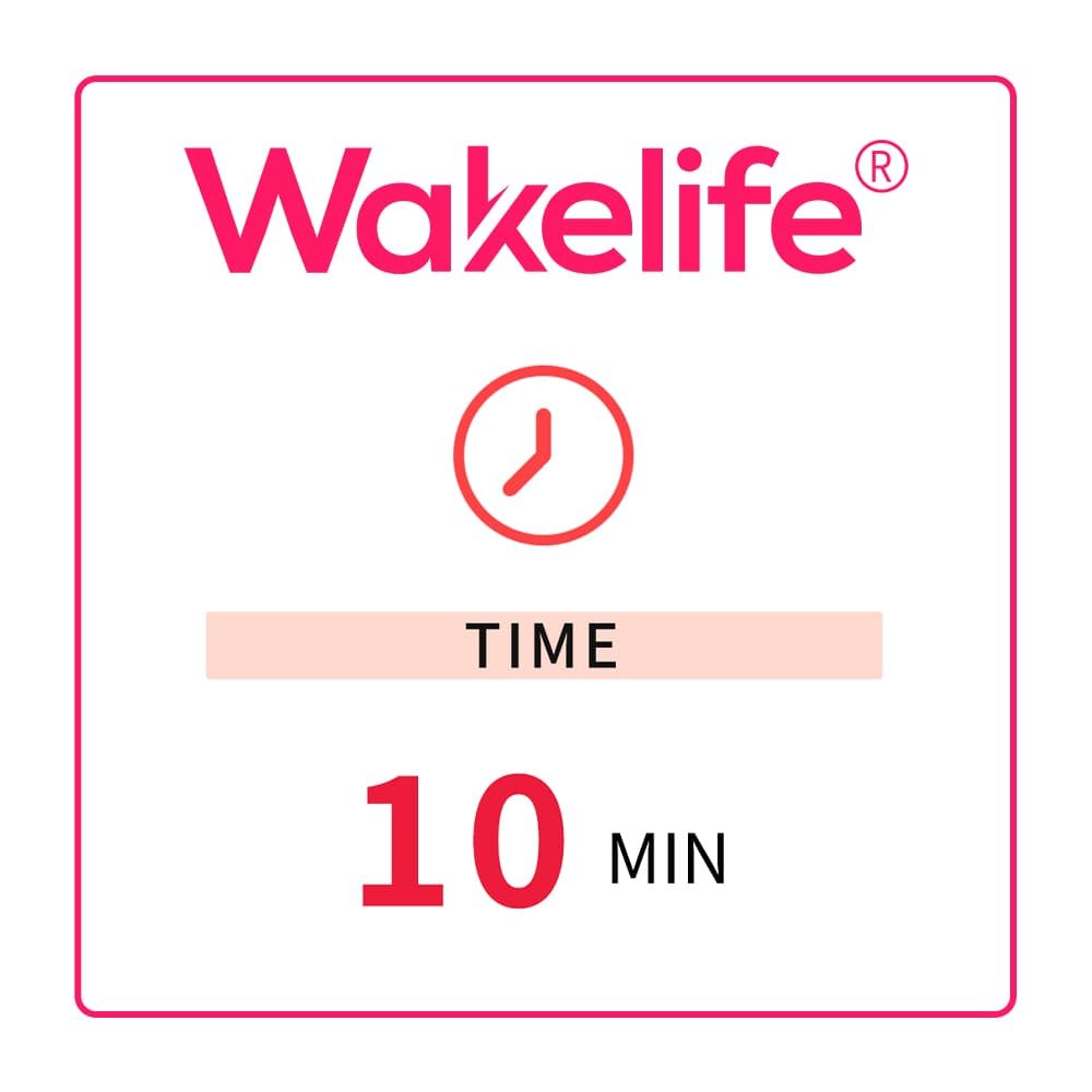 Wakelife BE405 roodlichttherapie riemcontroller timerinstelling vanaf 1 naar 20 notulen