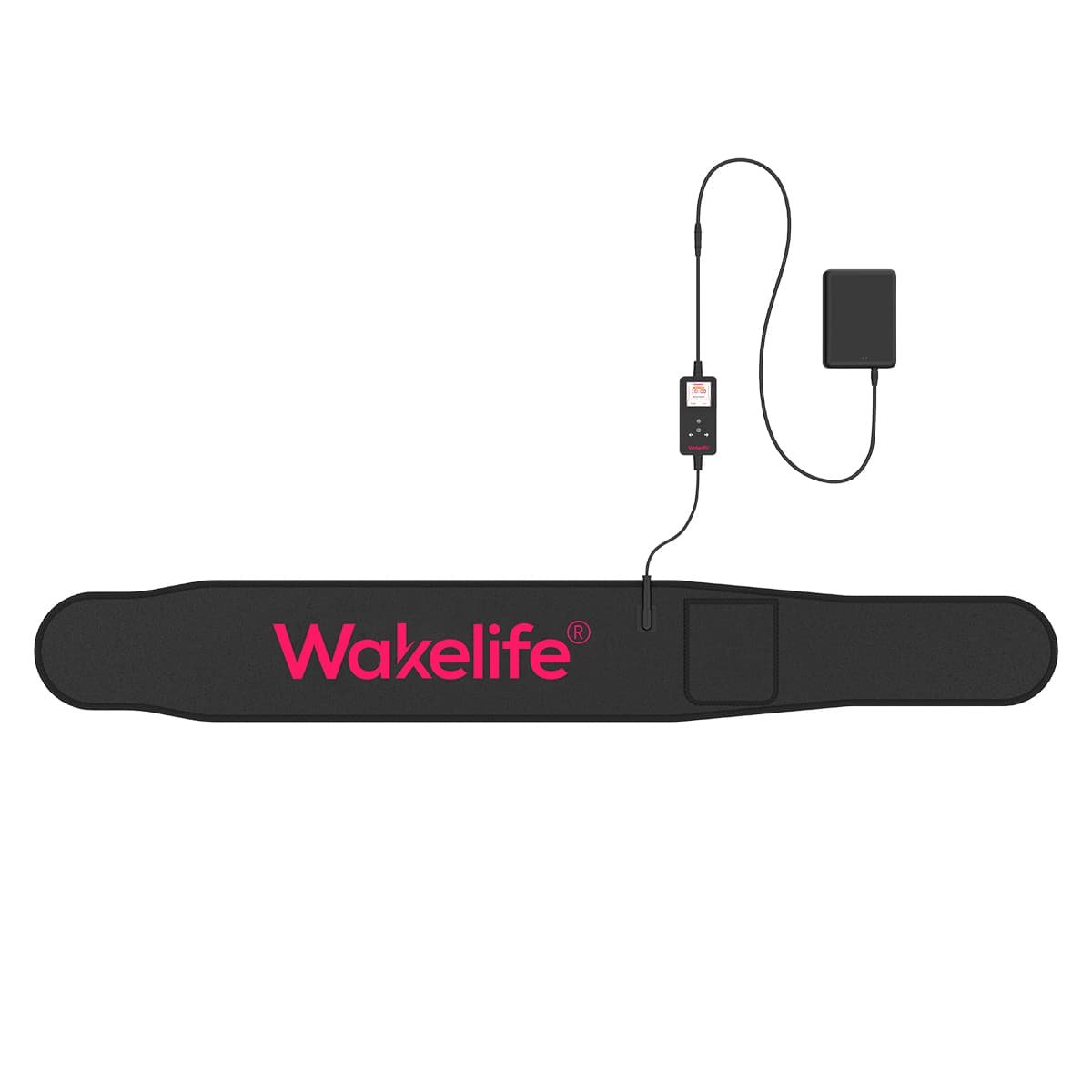 Wakelife BE405 LED therapy belt with digital controller and portable power supply