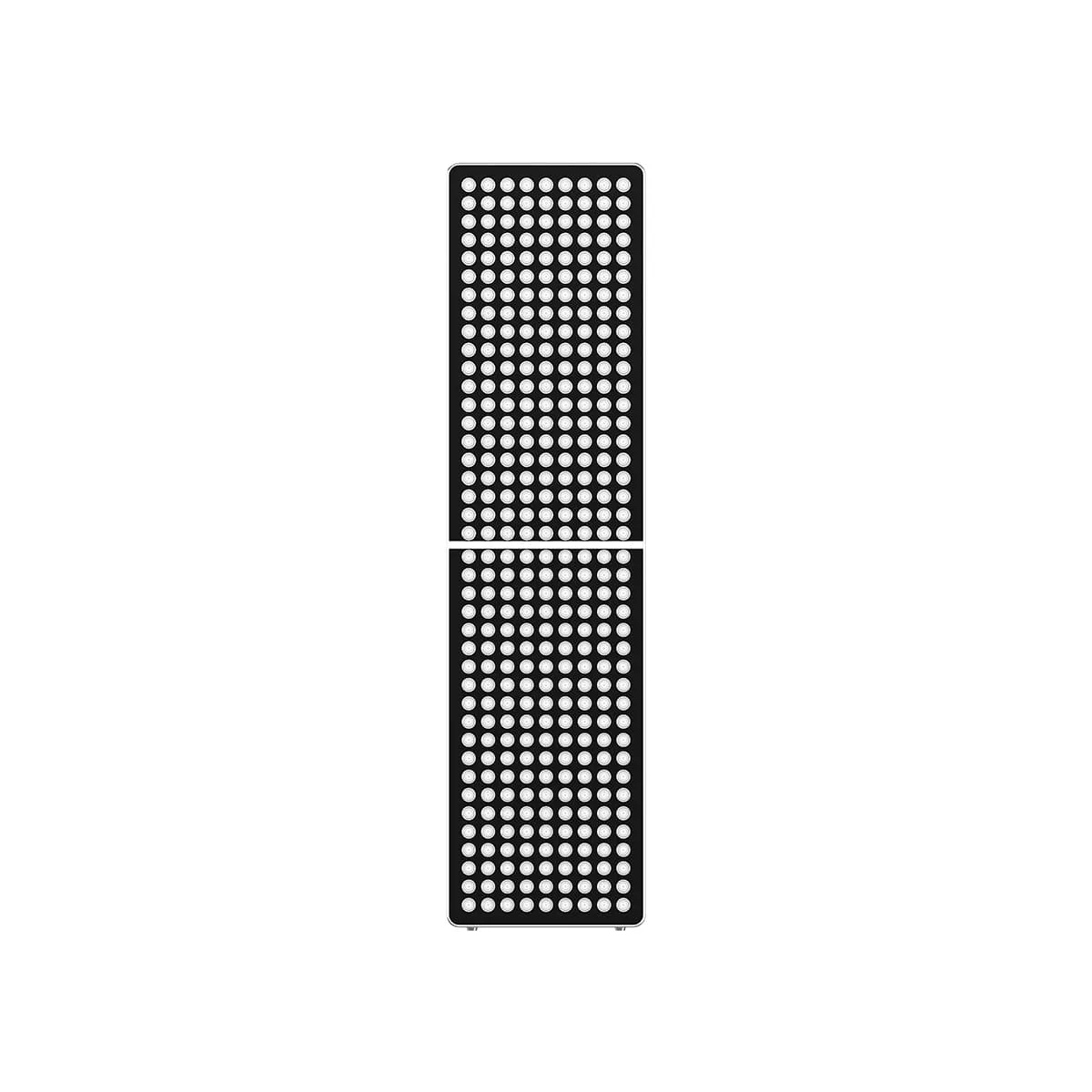 Full front view of the Wakelife BK1800 UVB tanning panel with 360 LED packages and divided panel structure