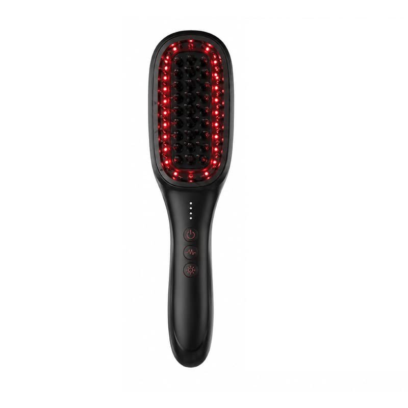 Wakelife HT01 VCSEL laser hair and scalp care comb with red light mode activated
