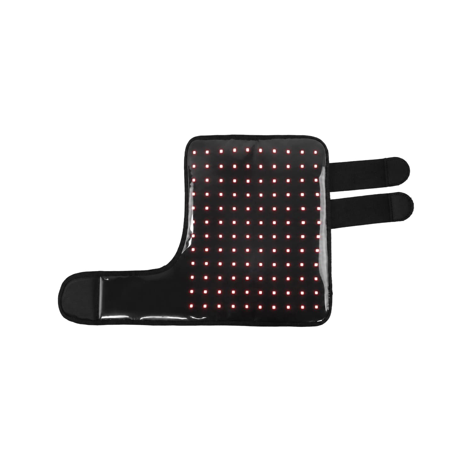 Wakelife D03 equine leg wrap with red light array illuminated