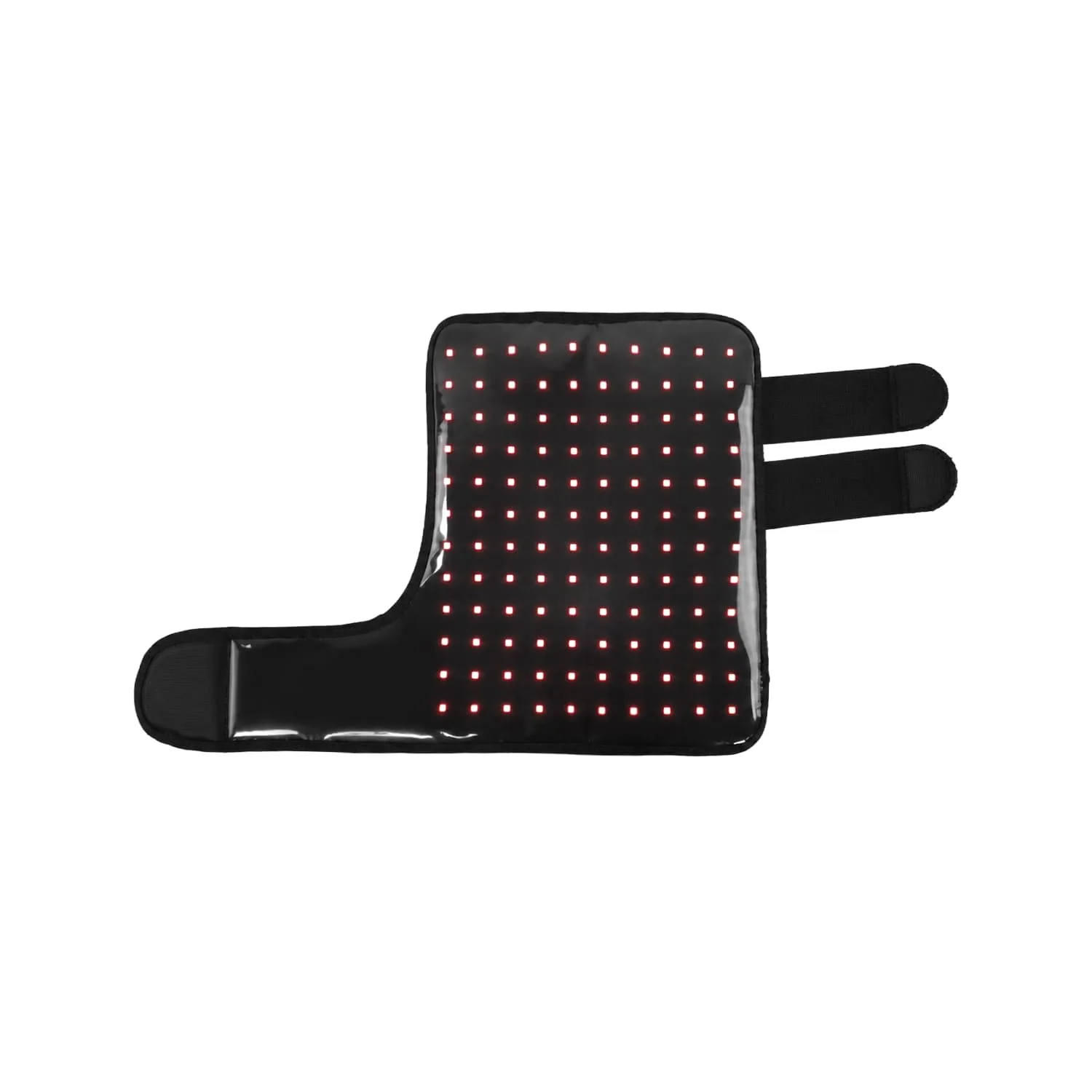 Wakelife D03 equine leg wrap with red light array illuminated